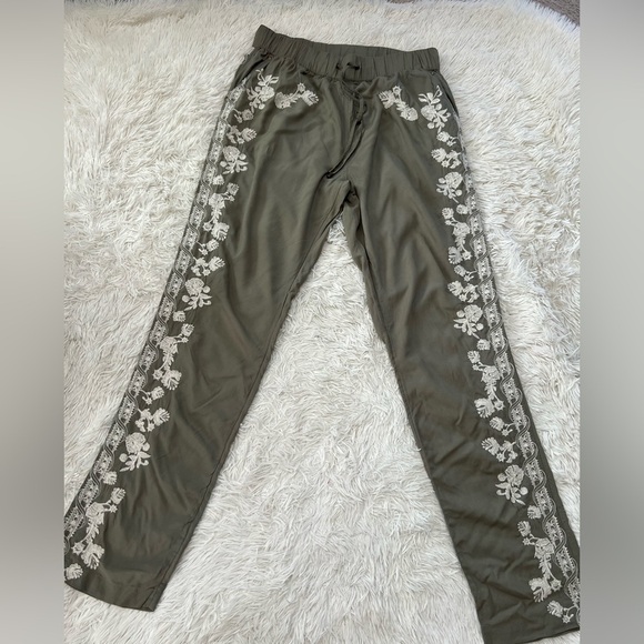 Sundance Tabia Embroidered Pants - size M - 100% Viscose - Picture 1 of 9